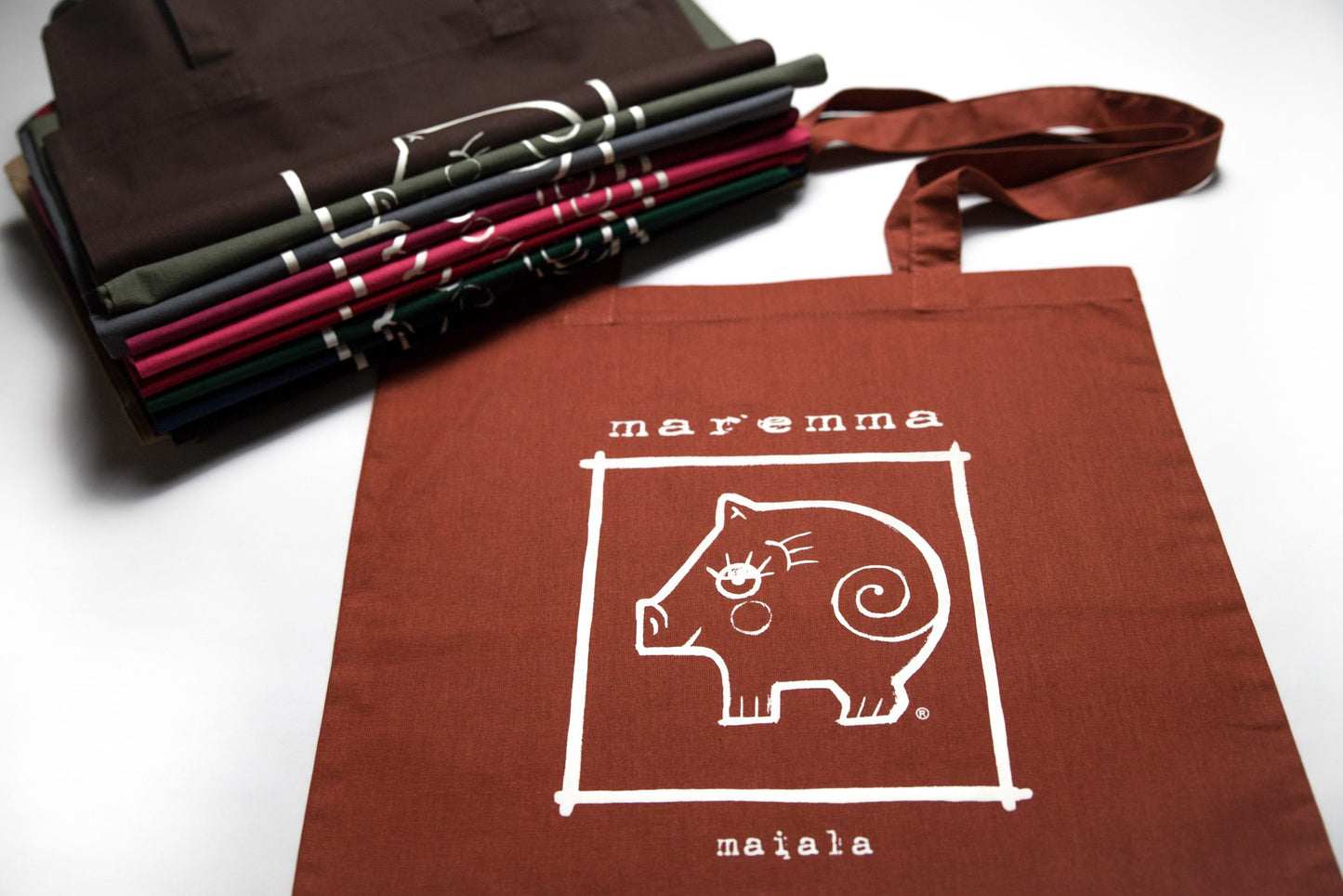 Shopping bag in tessuto