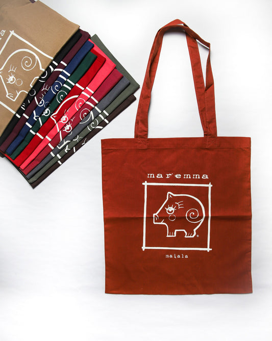 Shopping bag in tessuto