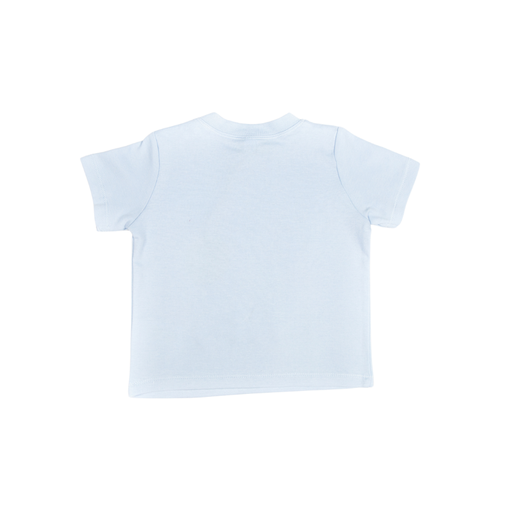 T-shirt baby celeste