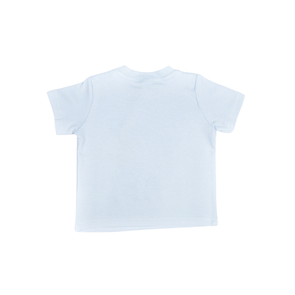 T-shirt baby celeste