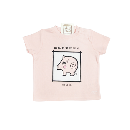T-shirt baby rosa