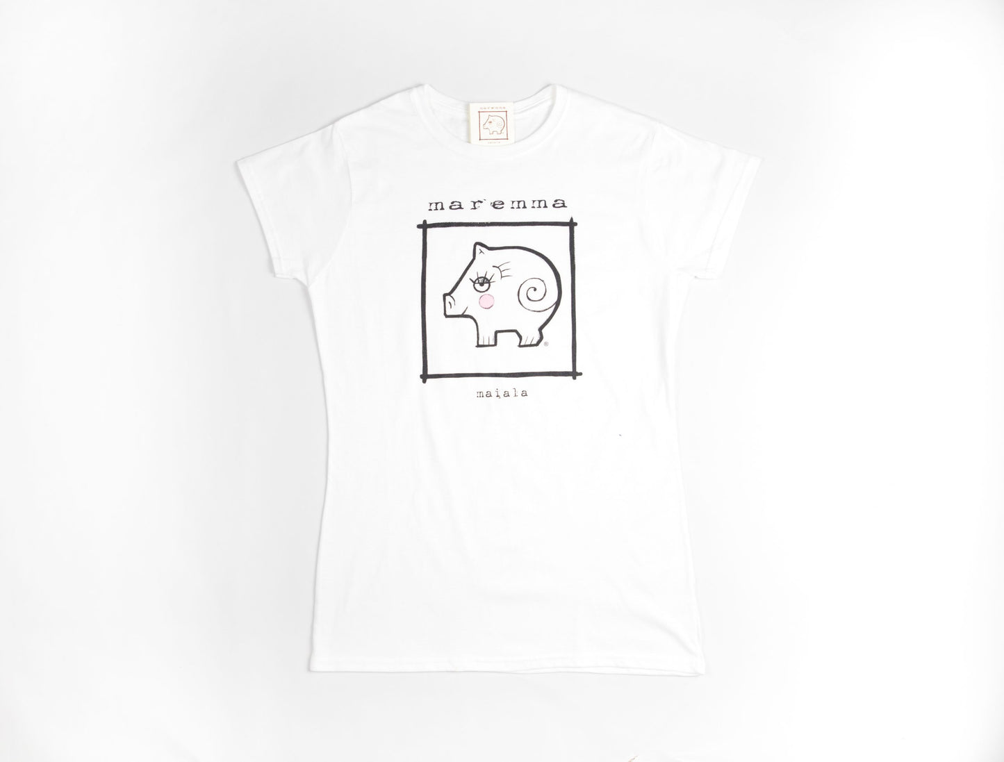 T-shirt donna basic bianca