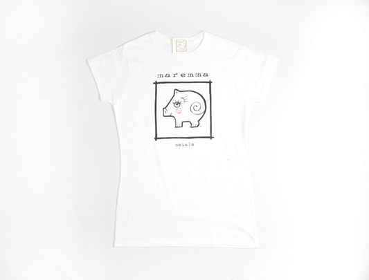 T-shirt donna basic bianca
