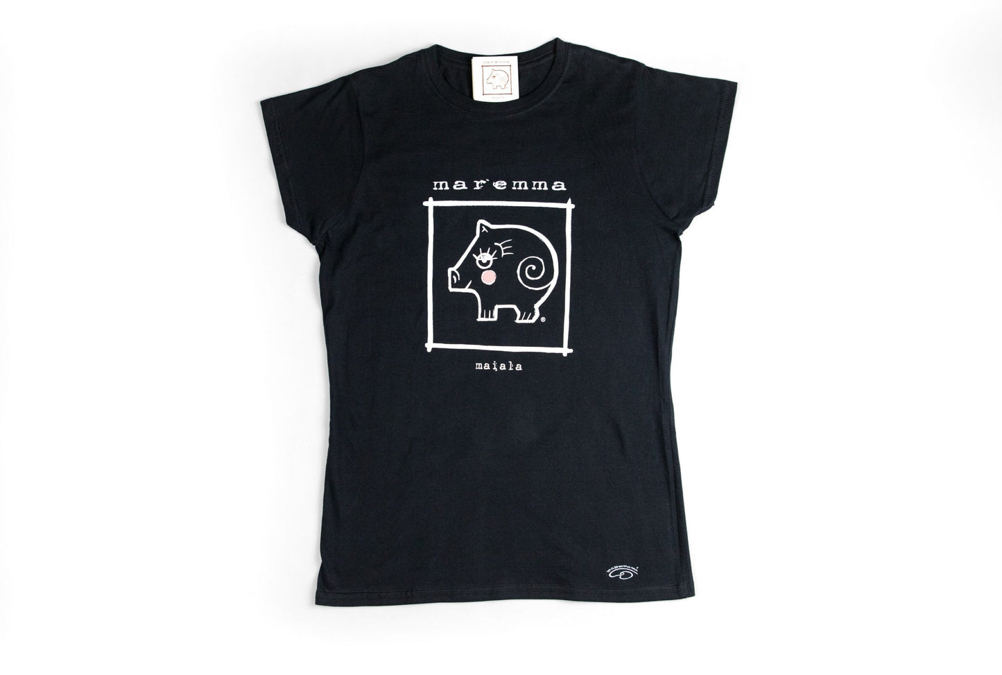 T-shirt donna basic nera