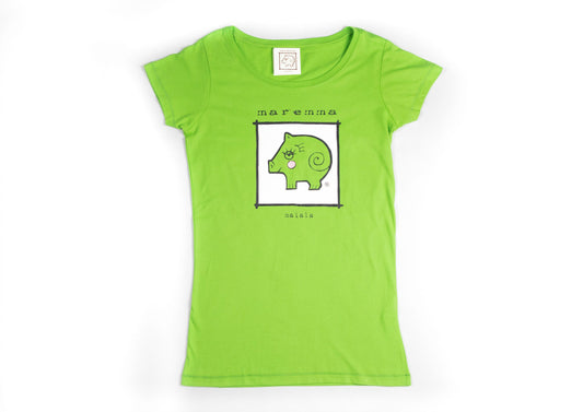 T-shirt donna basic verde
