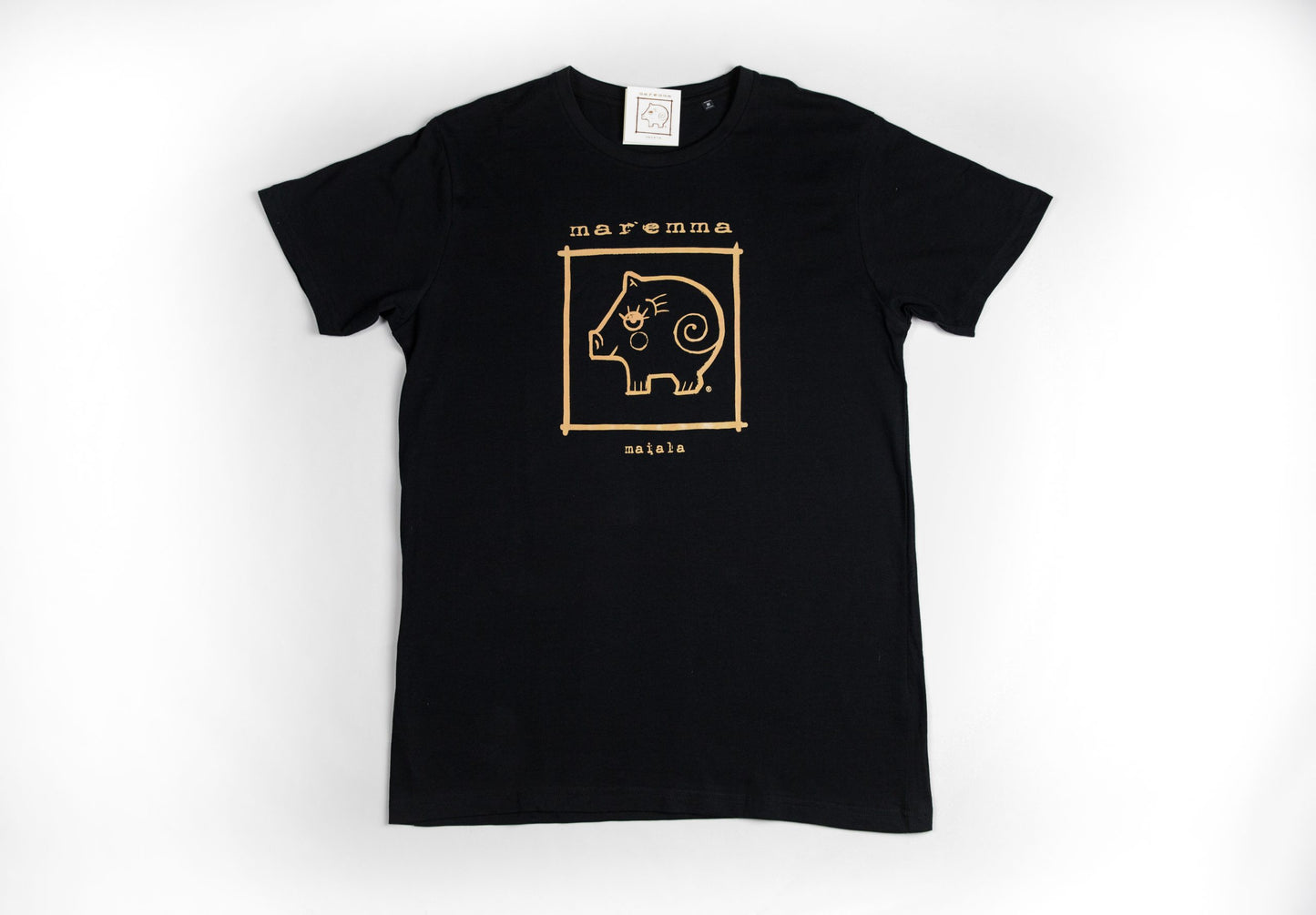 T-shirt uomo basic nera