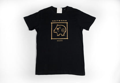 T-shirt uomo basic nera