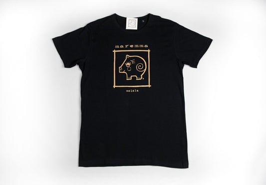 T-shirt uomo basic nera