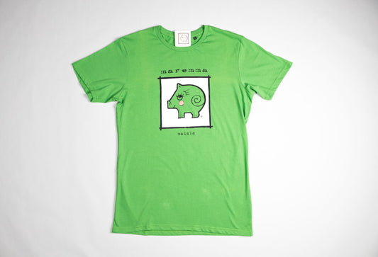T-shirt uomo basic verde
