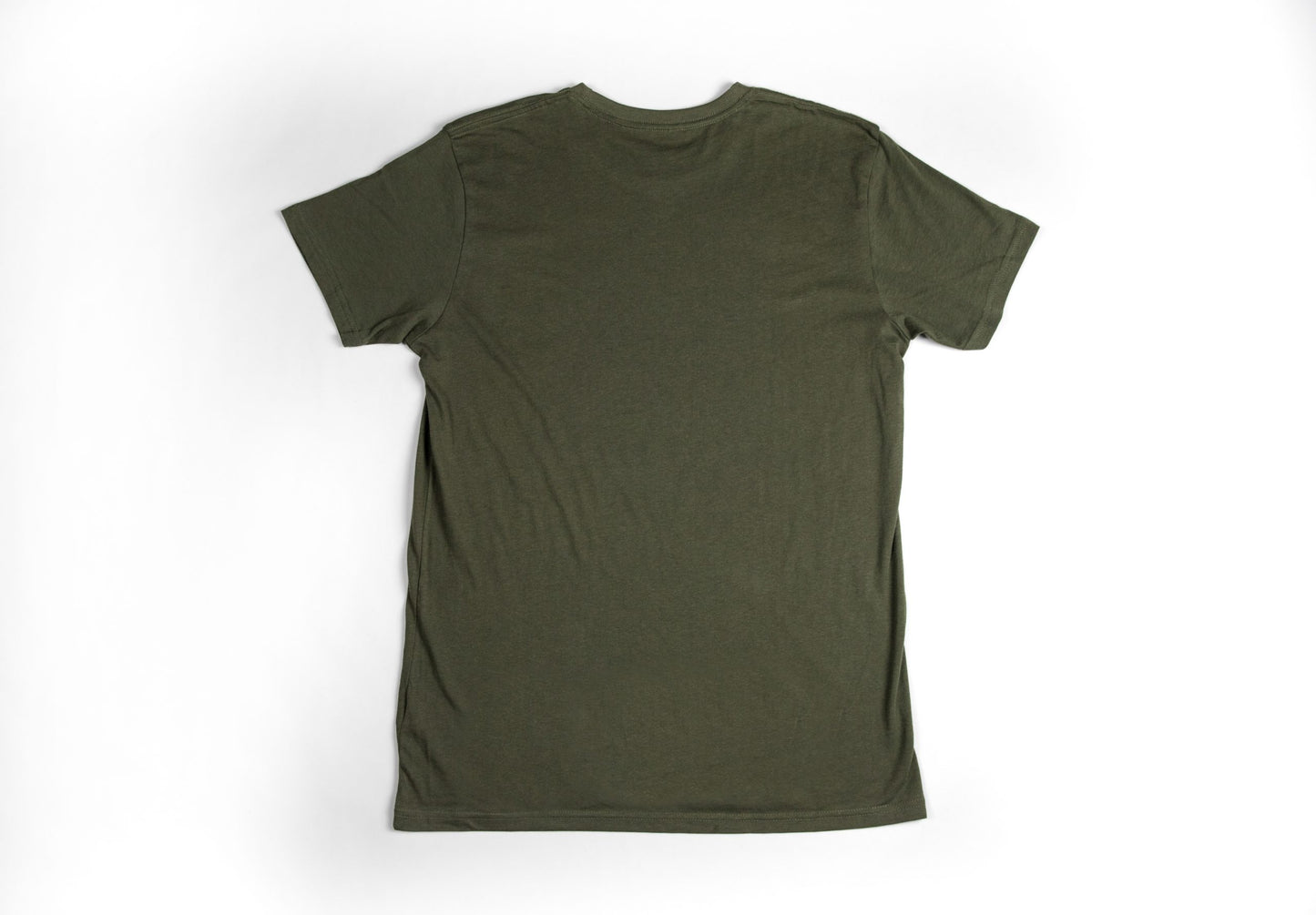 T-shirt uomo basic verde militare