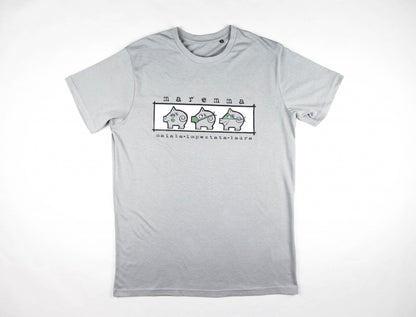 T-shirt uomo maremma impestata ladra grigia